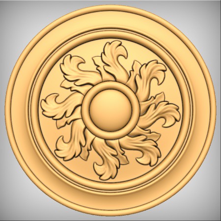 Architectural Elements - Medallions and Rosettes - AssembledLayout